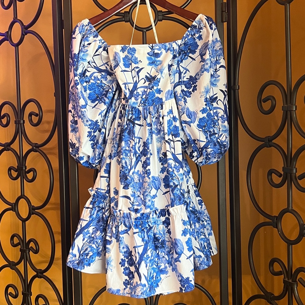 CARA CARA Sip Sip Floral Babydoll Dress